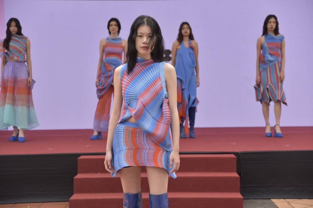 開箱日由輔大織品學院FJU Talents開啟活動序幕，展示2025林嬑貞、郭志文、許涓涓三位設計師作品